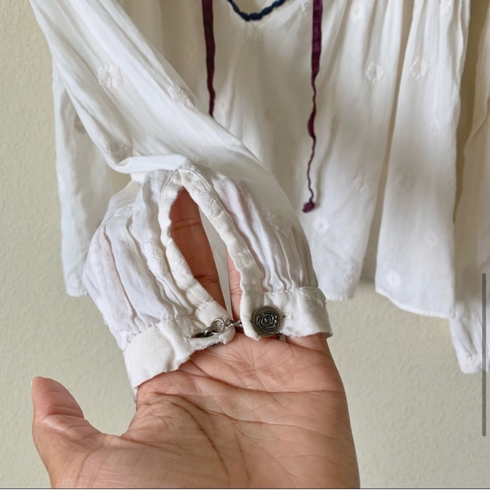 Odd Molly Peasant Style Blouse Size S (1) - Picture 4 of 14